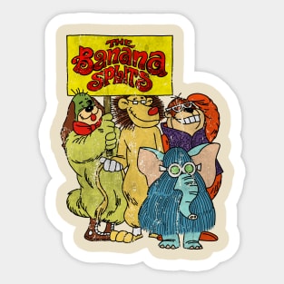 Vintage banana splits Sticker